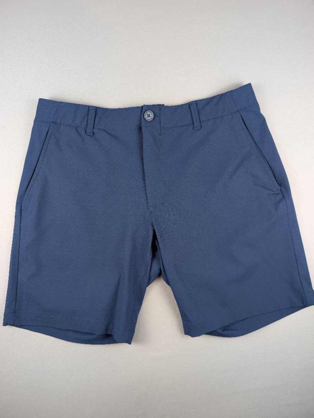 Under Armour Stretch Golf Shorts Steel Blue Athletic Chino - W36